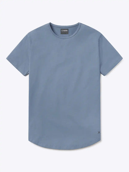 AO Curve-Hem Tee | White Signature-fit PYCA Pro®
