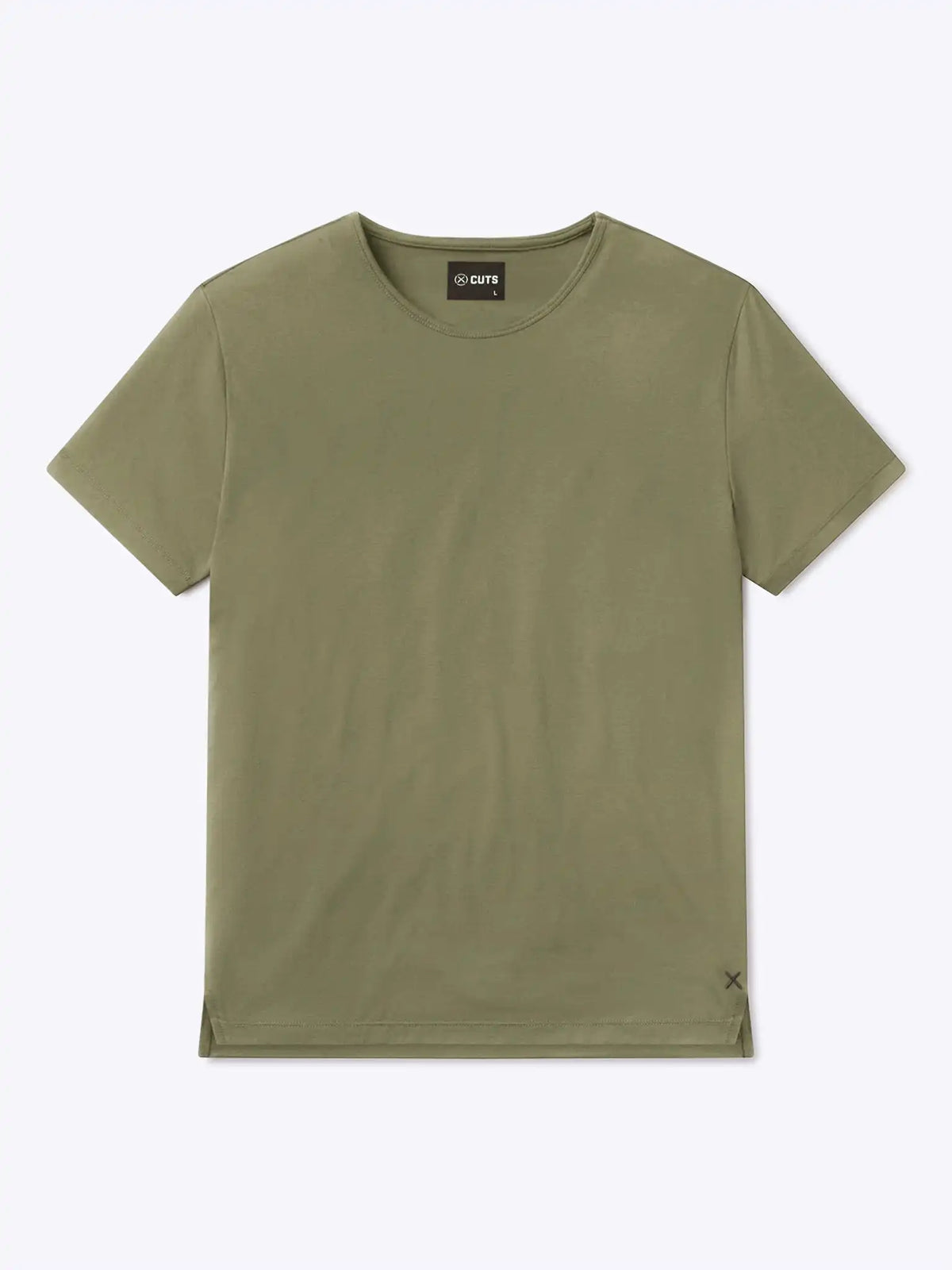 AO Split-Hem Tee | Black Signature-fit PYCA Pro®