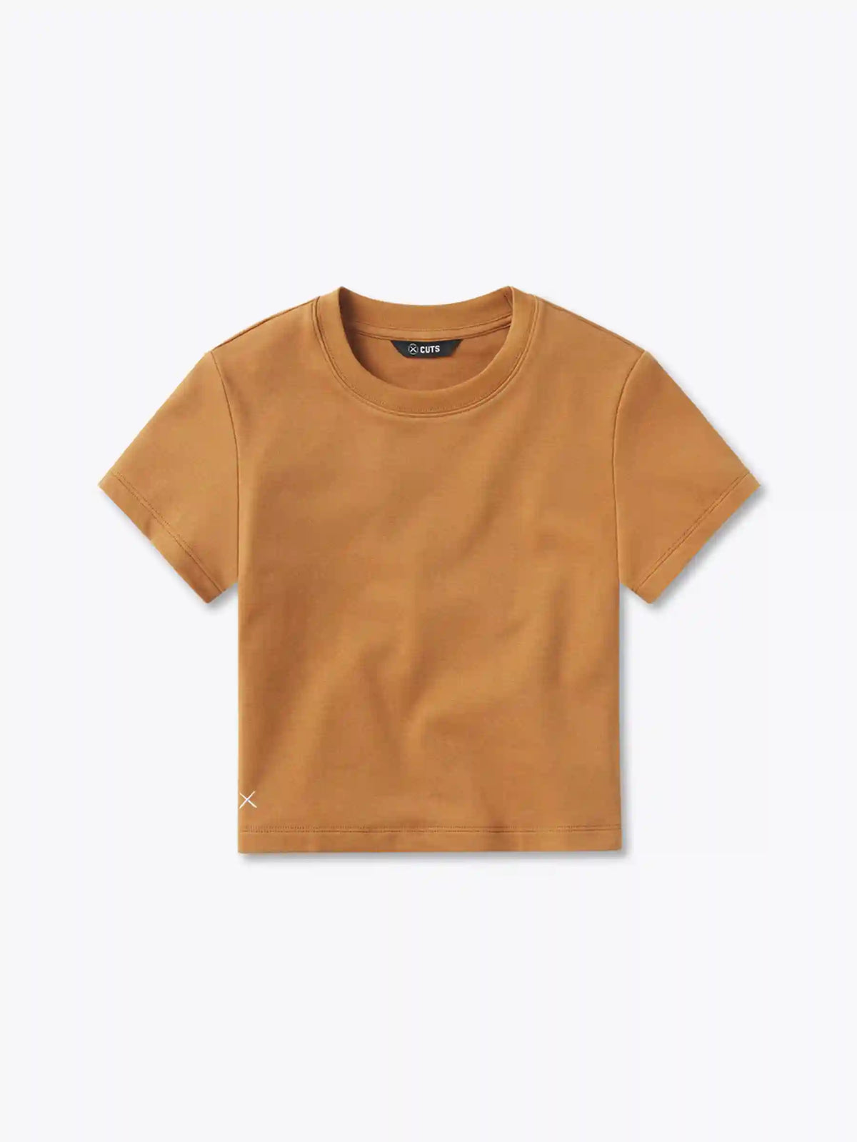 Tomboy Tee Cropped | Black Slim-fit Tomboy-Cotton™
