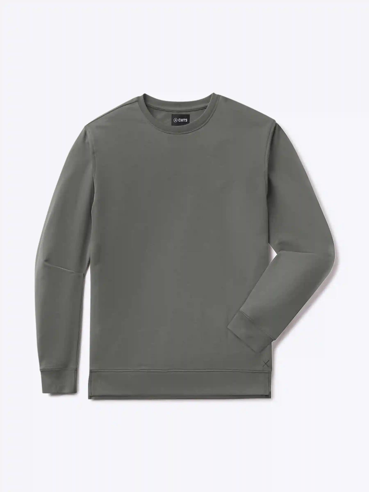 Hyperloop Pullover Split-Hem | Heather Grey Signature-fit