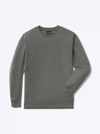 Hyperloop Pullover Split-Hem | Heather Grey Signature-fit