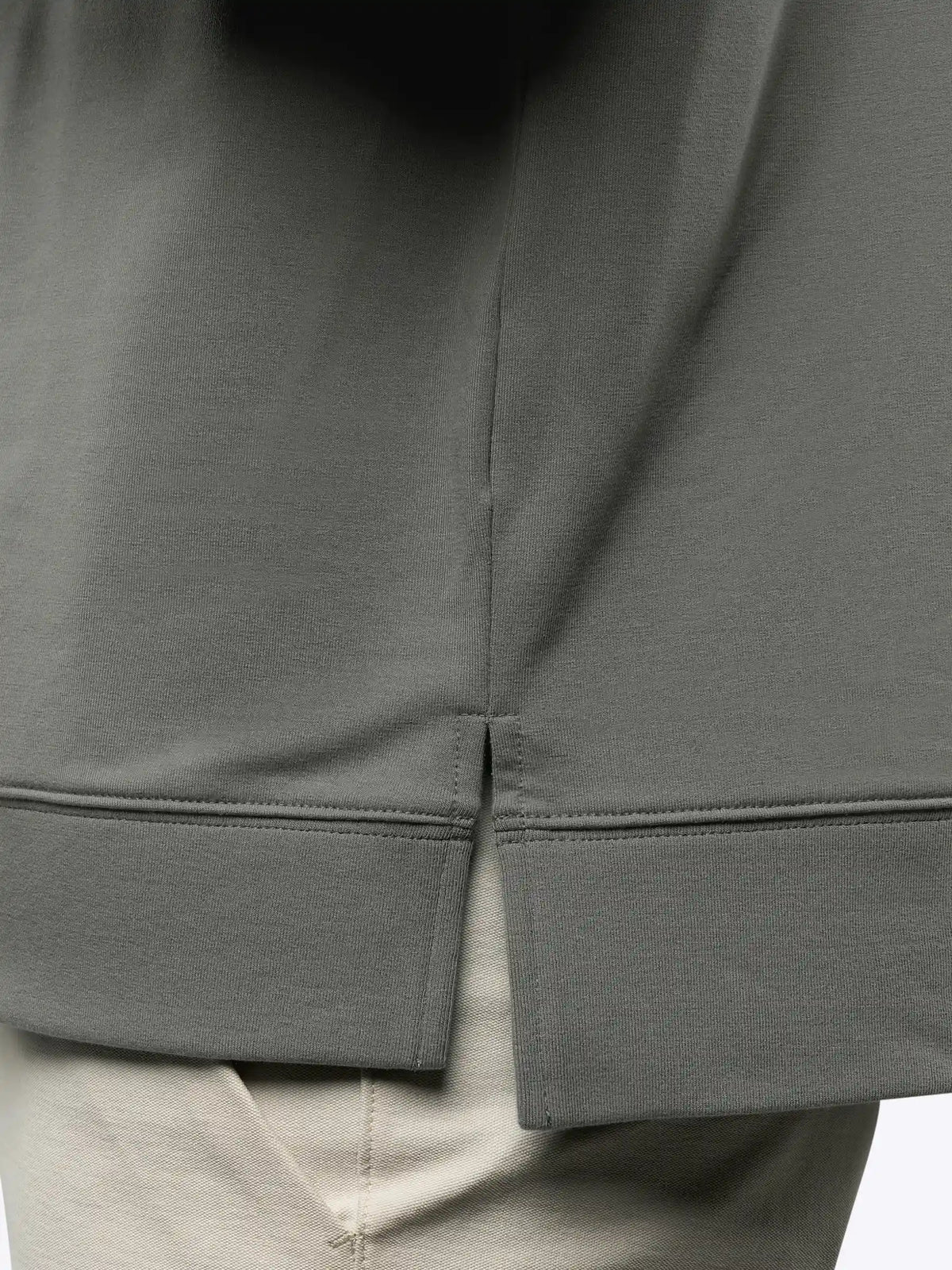 Hyperloop Pullover Split-Hem | Heather Grey Signature-fit