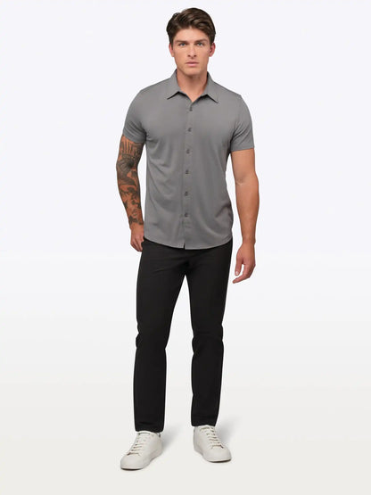 AO Button Up | Black Signature-Fit PYCA Pro®
