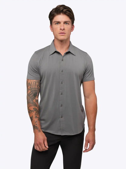 AO Button Up | Black Signature-Fit PYCA Pro®