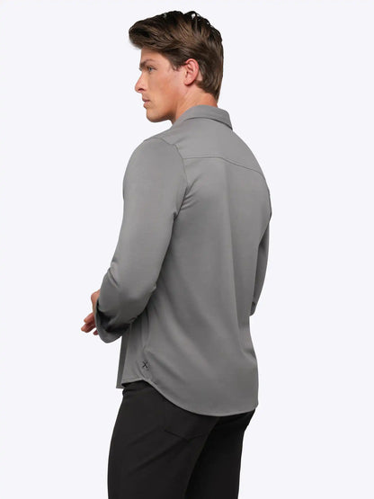 AO Long Sleeve Button Up | White Signature-Fit PYCA Pro®