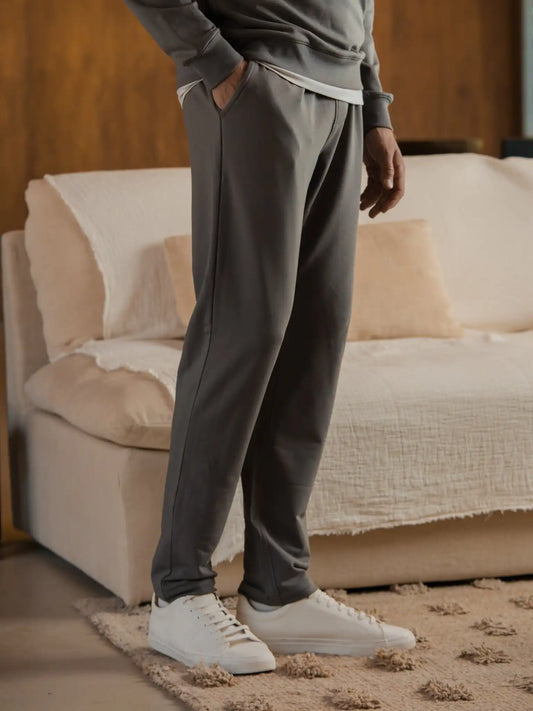 Hyperloop Straight-Leg Sweatpant | Charcoal Slim-fit