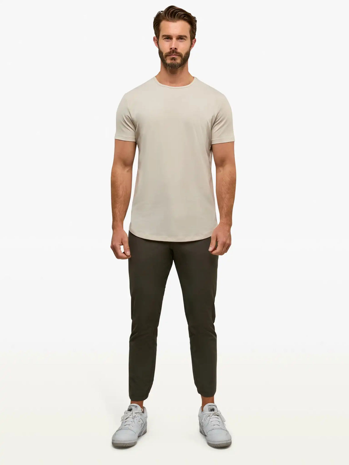 AO Curve-Hem Tee | White Signature-fit PYCA Pro®