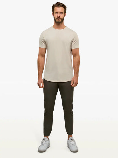 AO Curve-Hem Tee | White Signature-fit PYCA Pro®