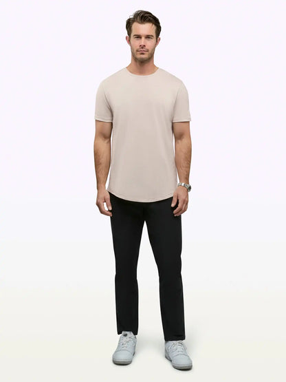 Featherlight Pima Tee | Ocean Storm Signature-fit