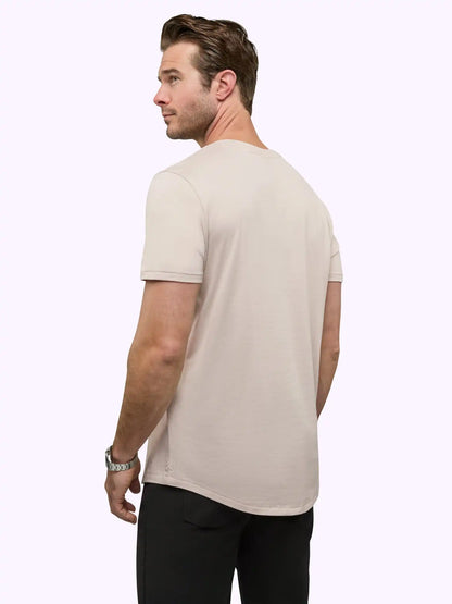 Featherlight Pima Tee | Ocean Storm Signature-fit