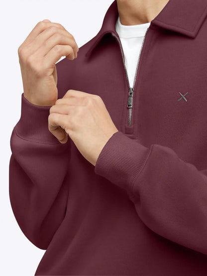 Divine Fleece Q-Zip | Obsidian Classic-fit