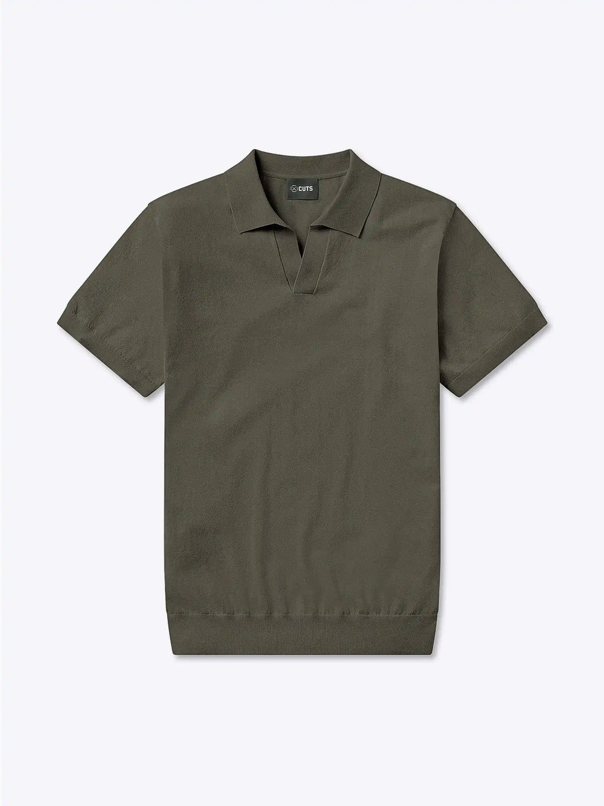 Riviera Knit Polo | Black Signature-Fit