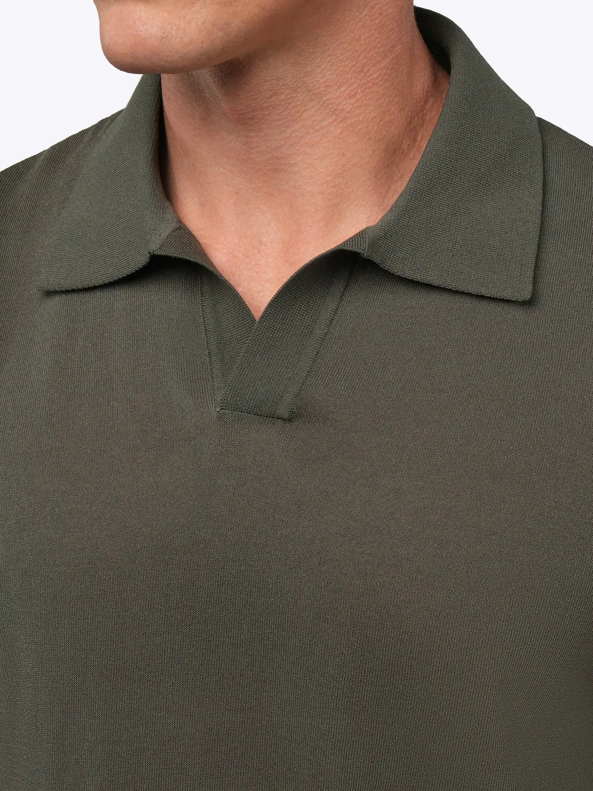 Riviera Knit Polo | Black Signature-Fit