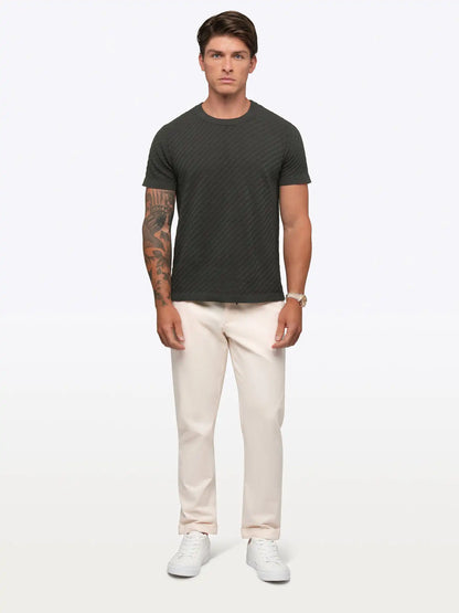 Riviera Knit Textured Tee | Sand Dune Signature-Fit