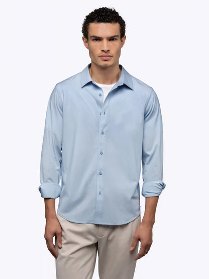 Soho Long Sleeve Button Up | White Signature-fit