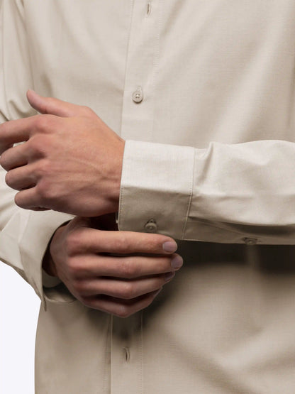 SoHo Long Sleeve Button Up | Sand Dune Signature-fit