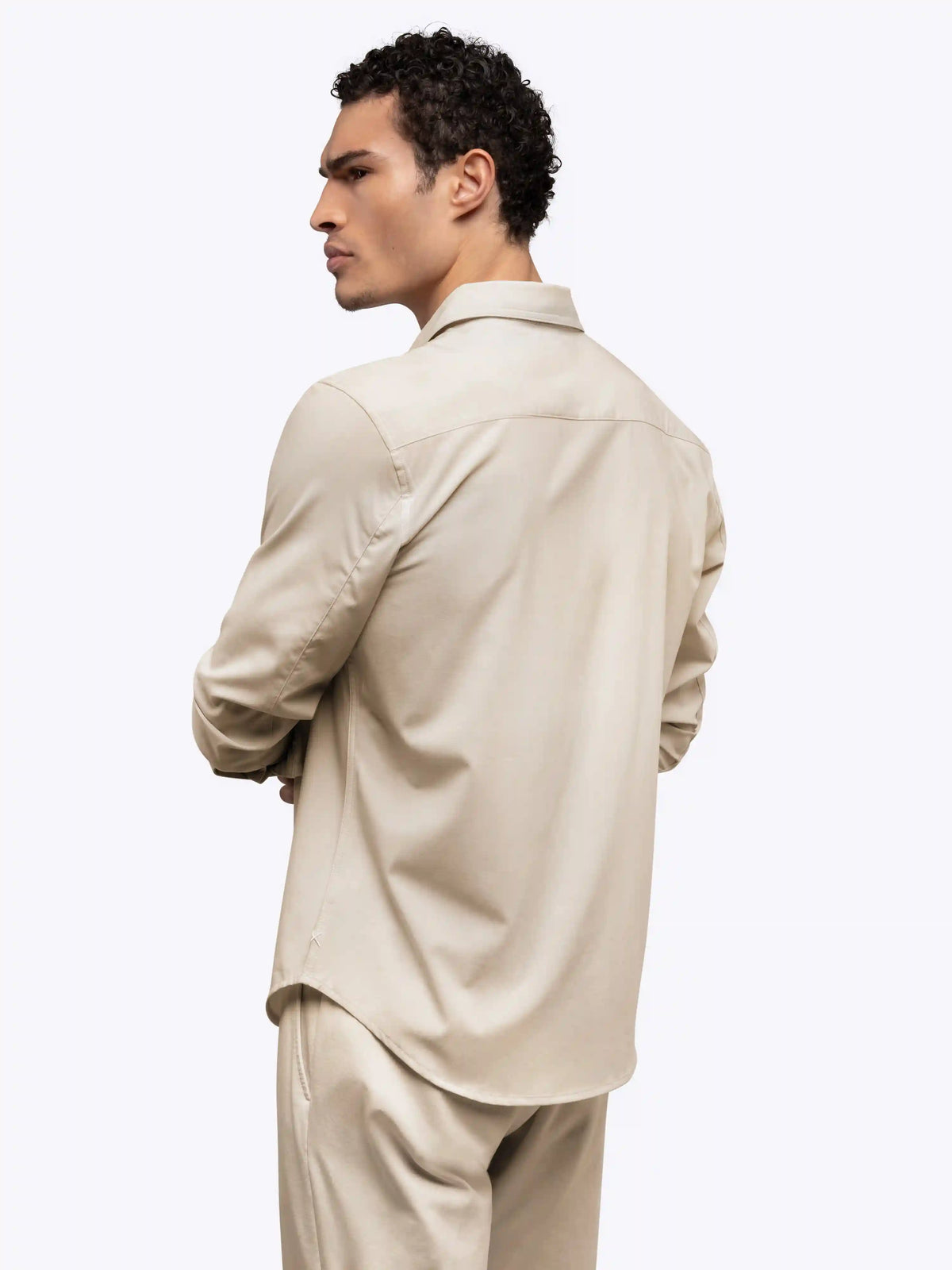 SoHo Long Sleeve Button Up | Sand Dune Signature-fit