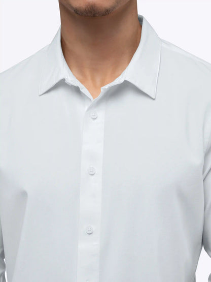 Soho Long Sleeve Button Up | White Signature-fit