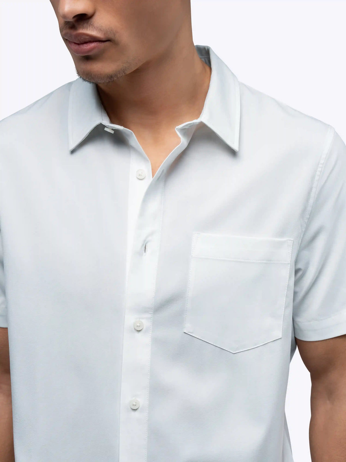 SoHo Short Sleeve Button Up | Oxford Blue Signature-fit