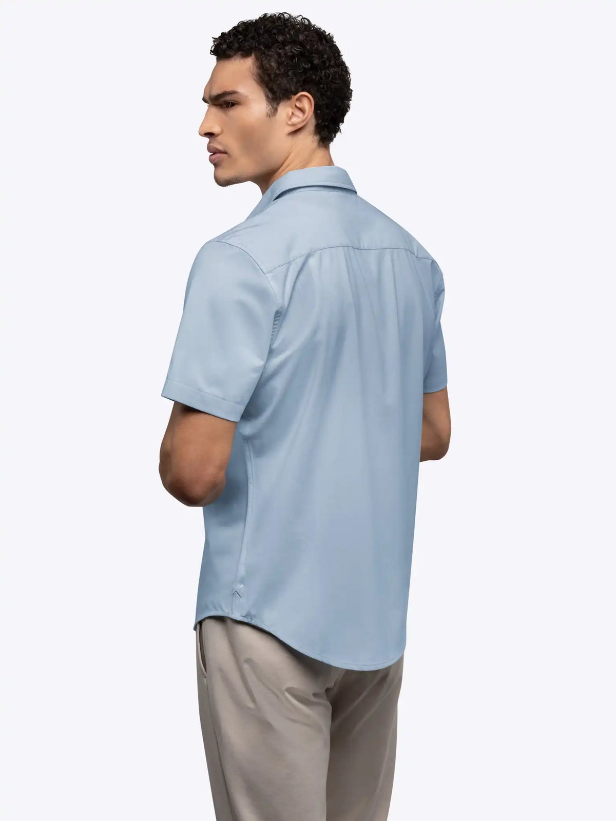 SoHo Short Sleeve Button Up | Oxford Blue Signature-fit