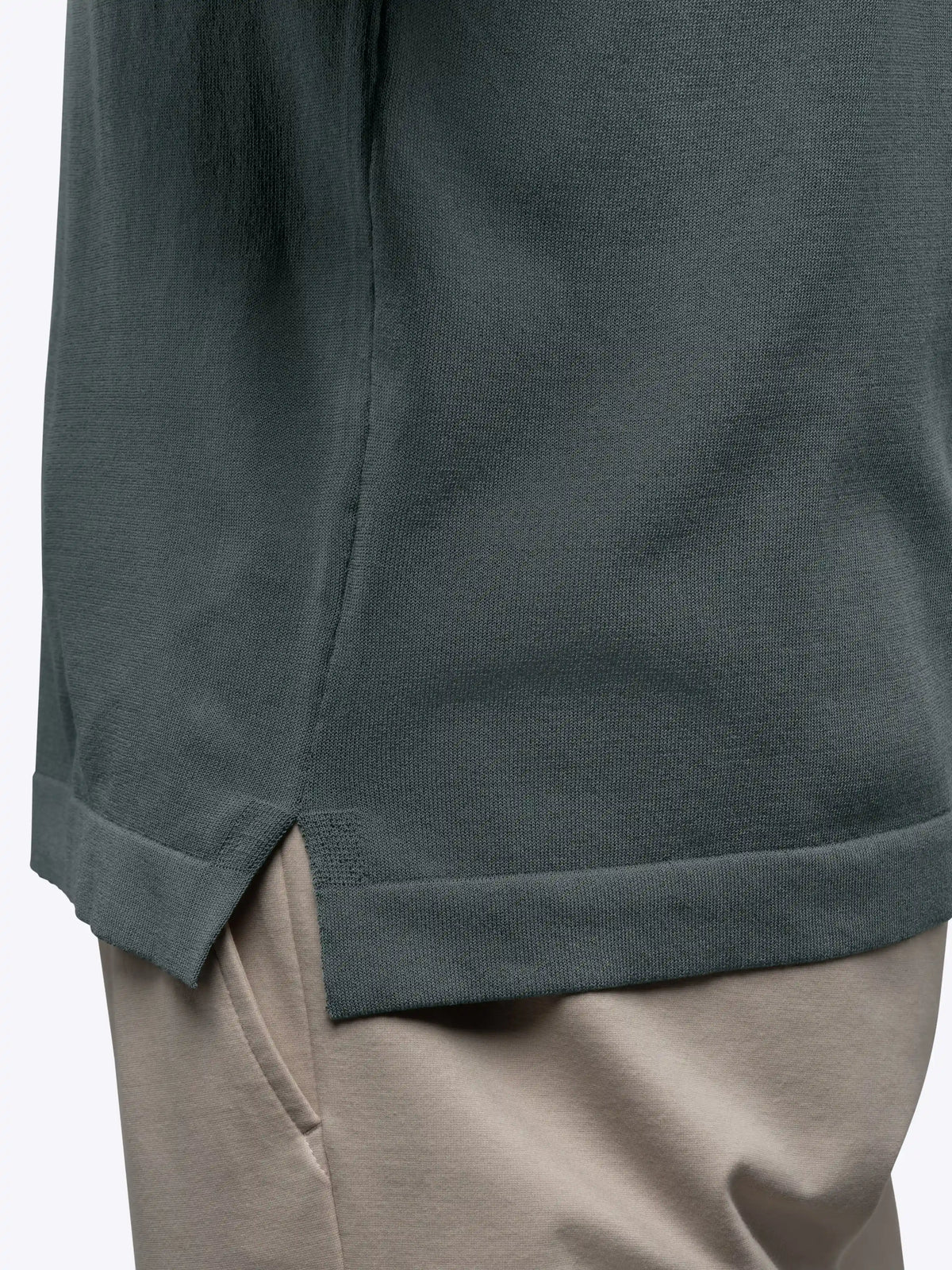 Riviera Knit Button Up | Burnt Oak Signature-Fit
