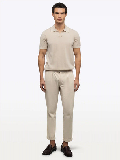 Riviera Knit Polo | Black Signature-Fit
