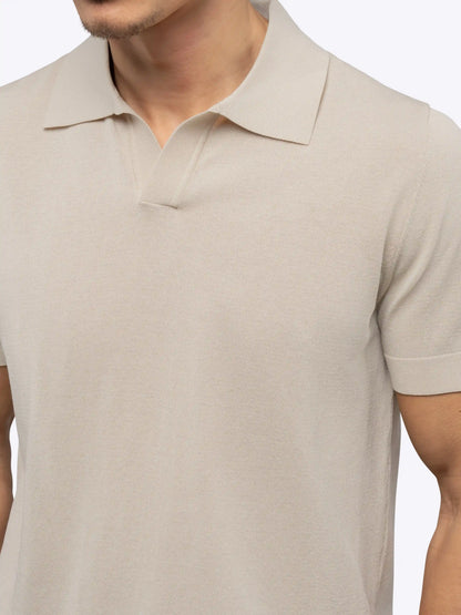 Riviera Knit Polo | Black Signature-Fit