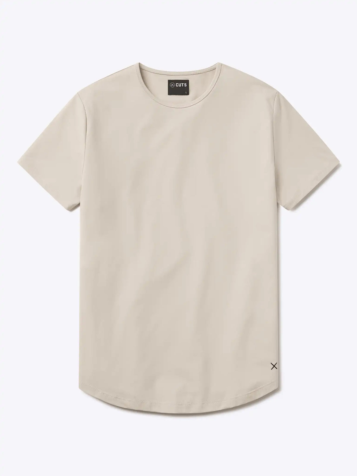 AO Curve-Hem Tee | White Signature-fit PYCA Pro®