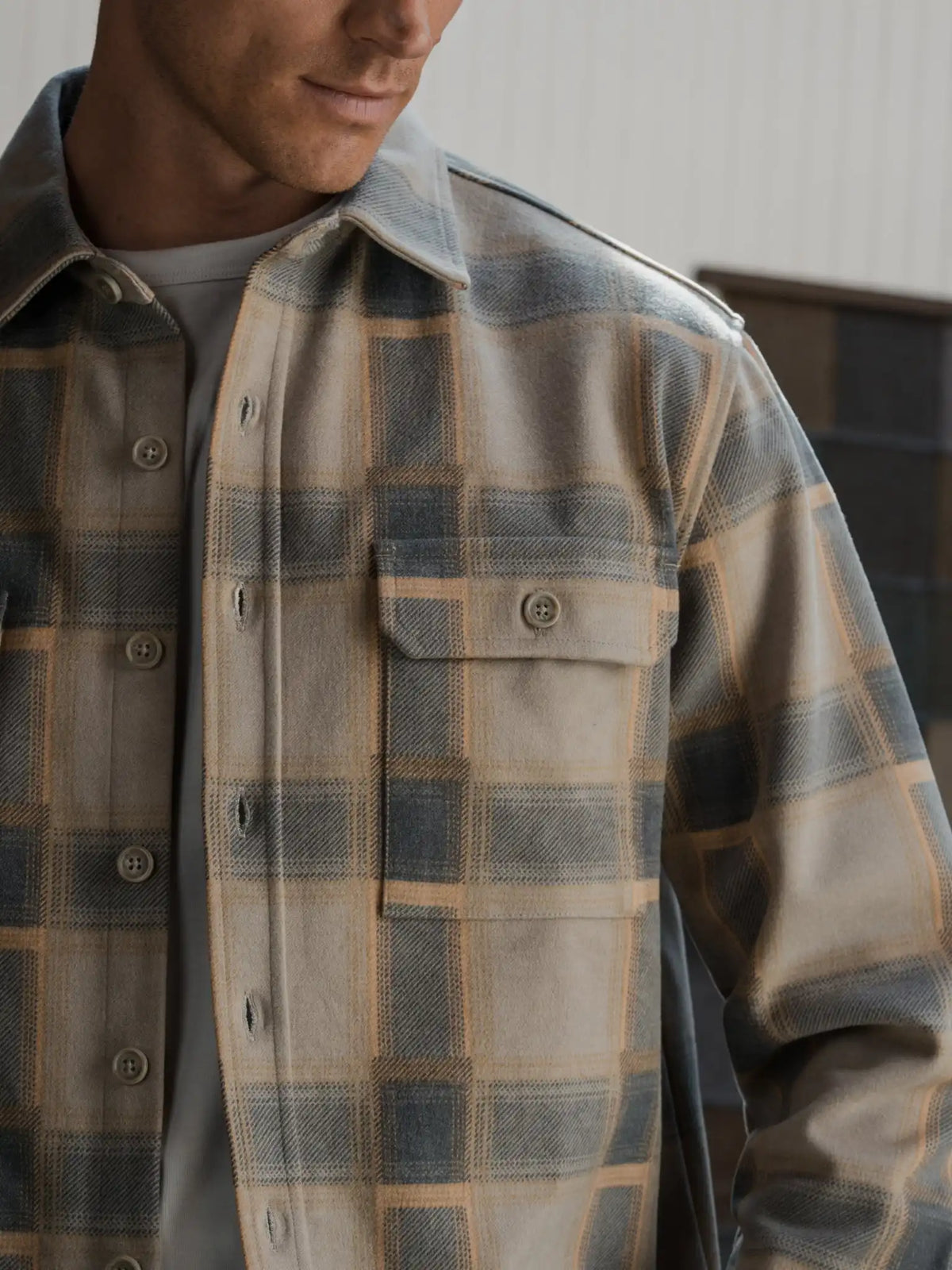 District Heavyweight Overshirt | Asphalt Classic-Fit