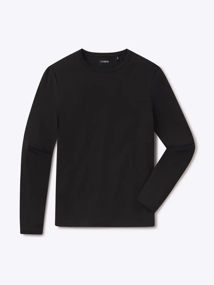 AO Forever Long Sleeve Tee | White Classic-Fit PYCA Pro®