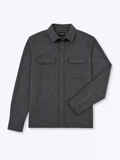 District Heavyweight Overshirt | Asphalt Classic-Fit