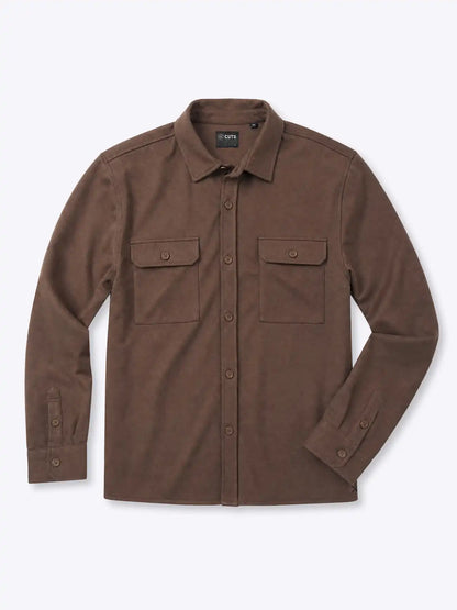 District Heavyweight Overshirt | Asphalt Classic-Fit