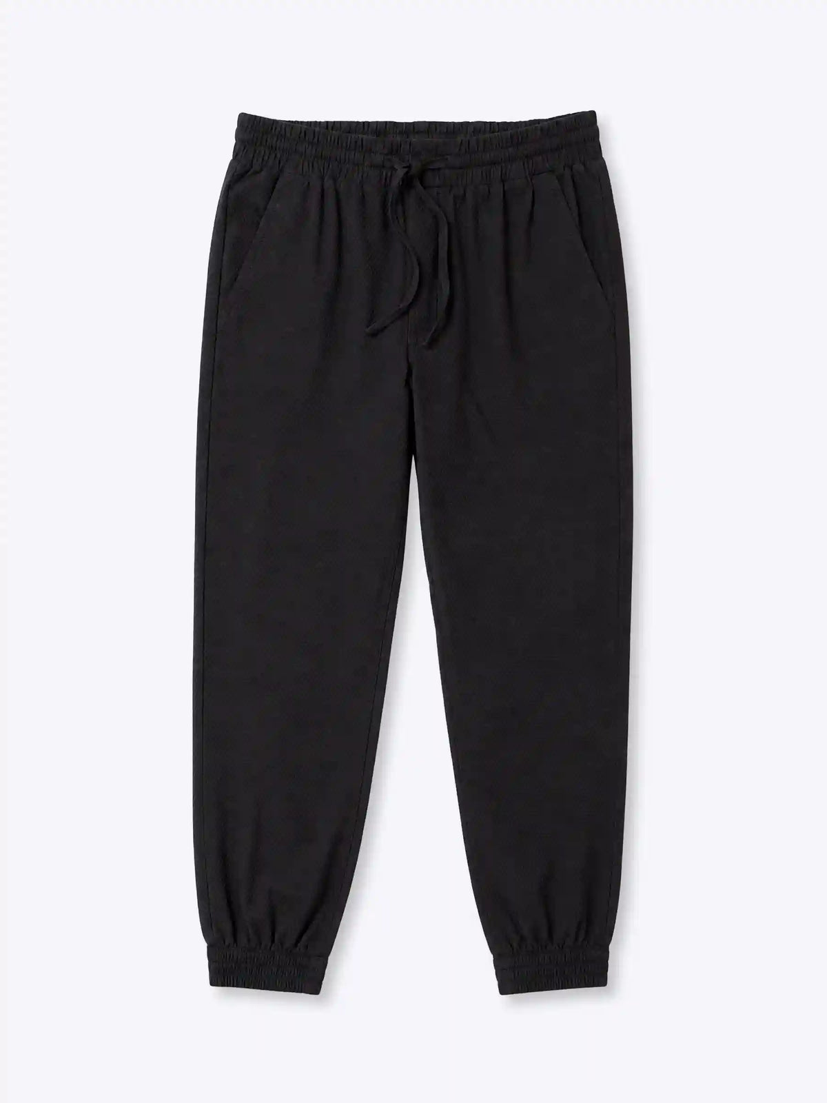 Traverse Textured Jogger | Black Modern-Slim