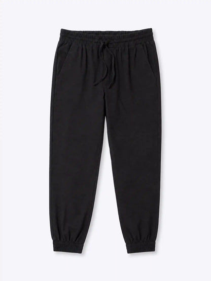 Traverse Textured Jogger | Black Modern-Slim