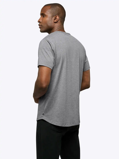 AO Henley Curve-Hem | Black Signature-fit PYCA Pro®
