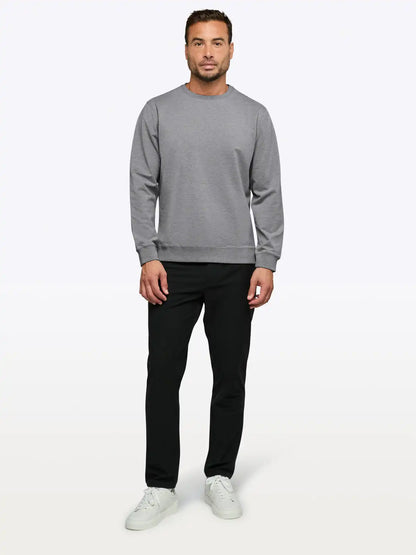 Hyperloop Pullover Split-Hem | Heather Grey Signature-fit