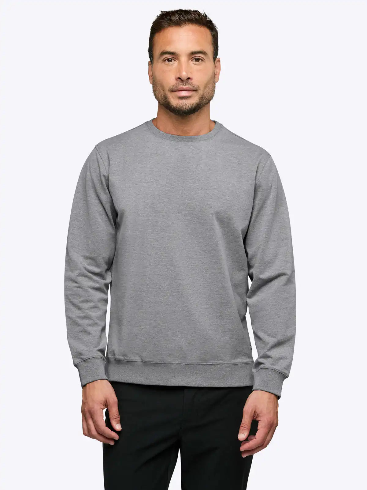 Hyperloop Pullover Split-Hem | Heather Grey Signature-fit