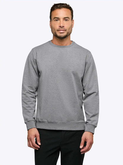 Hyperloop Pullover Split-Hem | Heather Grey Signature-fit