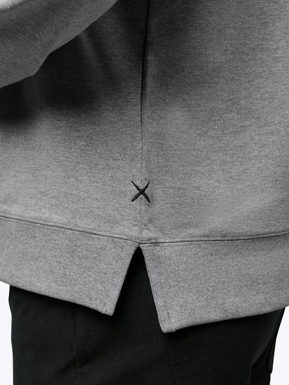 Hyperloop Pullover Split-Hem | Heather Grey Signature-fit