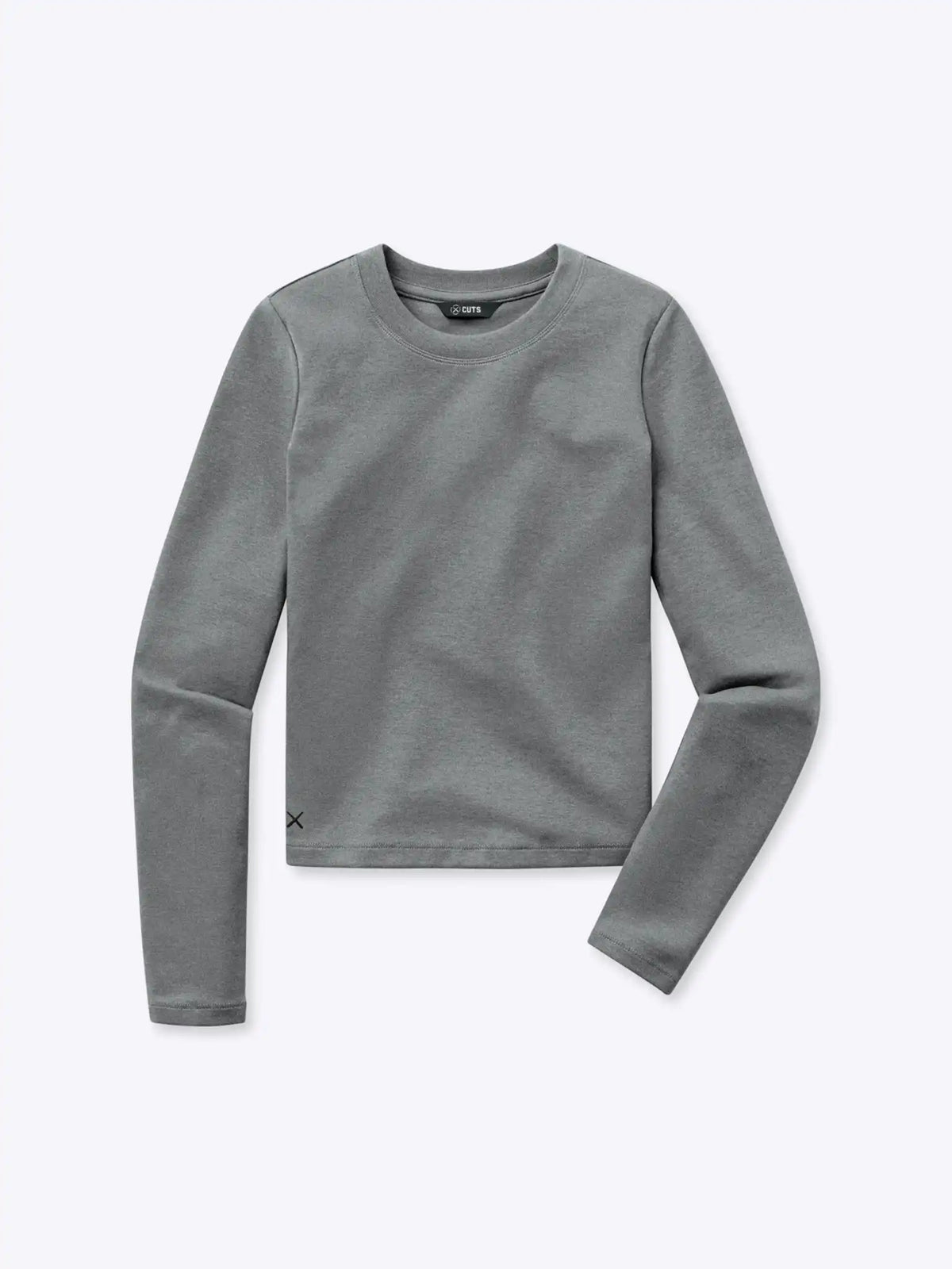 Long Sleeve Tomboy Tee | Black Slim-fit Tomboy-Cotton™