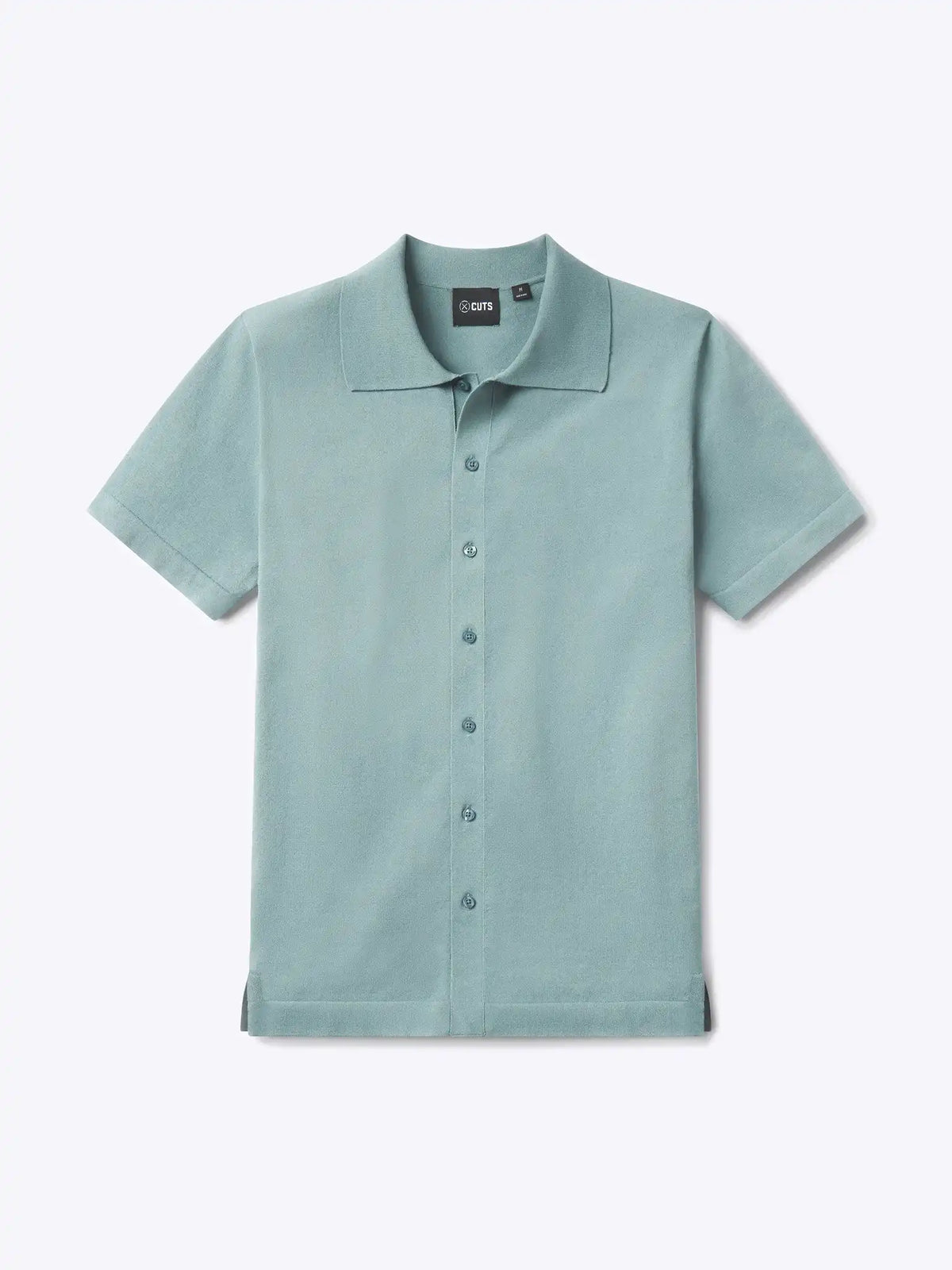 Riviera Knit Button Up | Burnt Oak Signature-Fit
