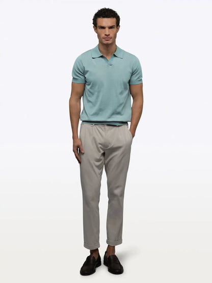 Riviera Knit Polo | Black Signature-Fit