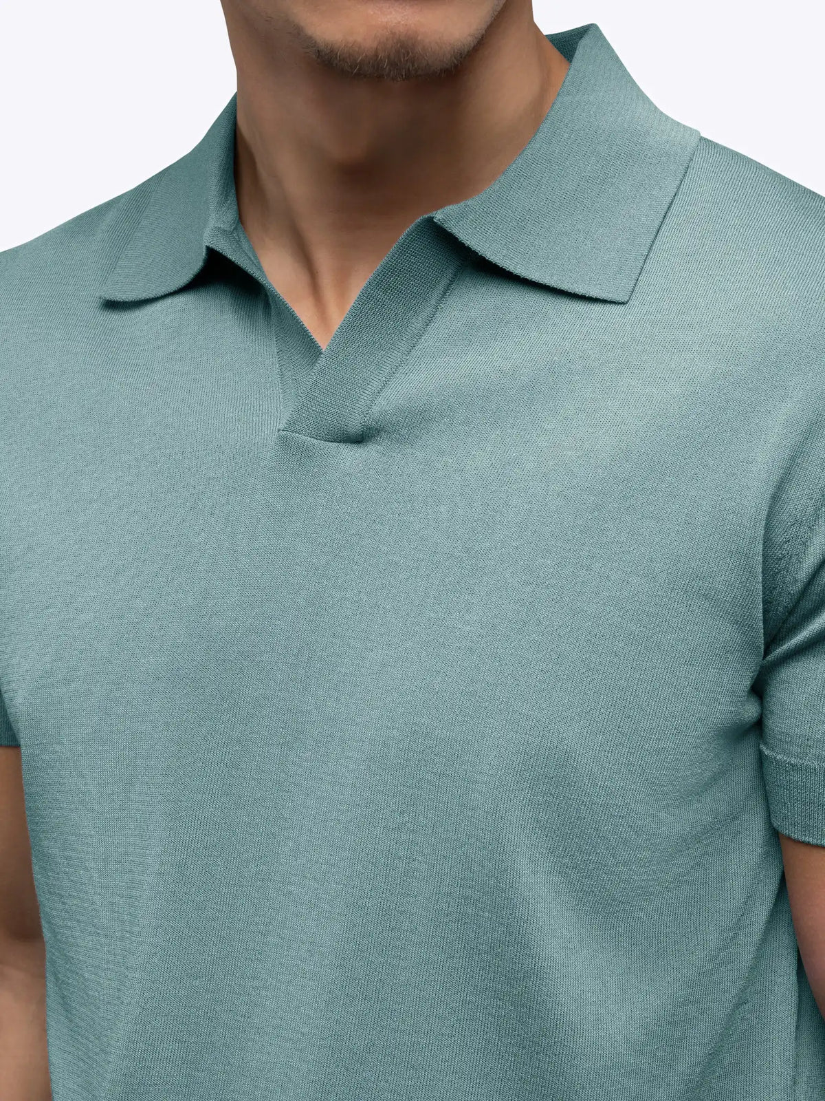 Riviera Knit Polo | Black Signature-Fit
