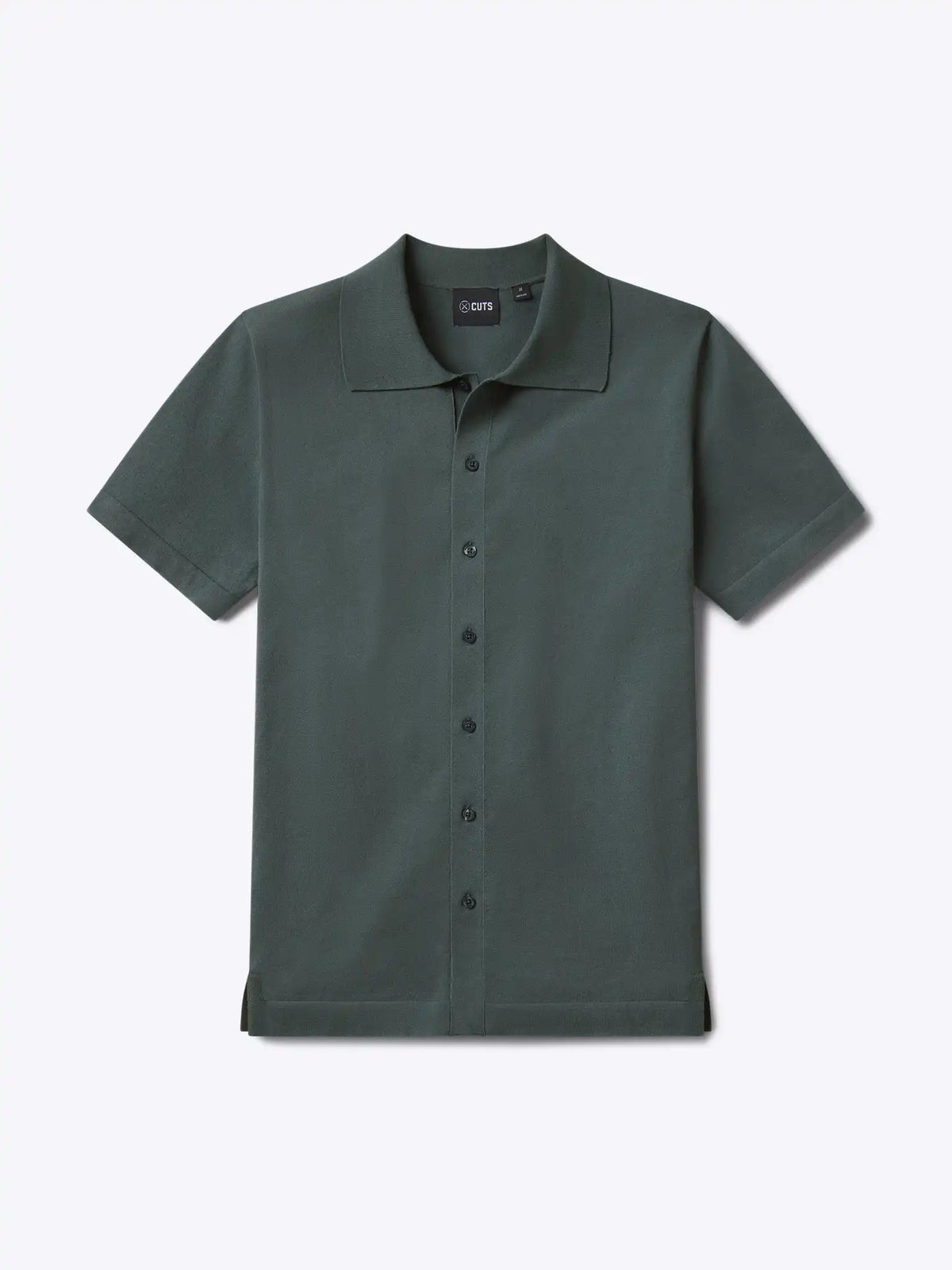 Riviera Knit Button Up | Burnt Oak Signature-Fit