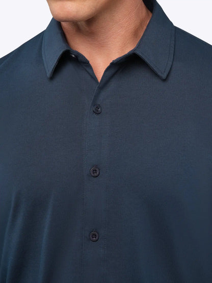 AO Long Sleeve Button Up | White Signature-Fit PYCA Pro®