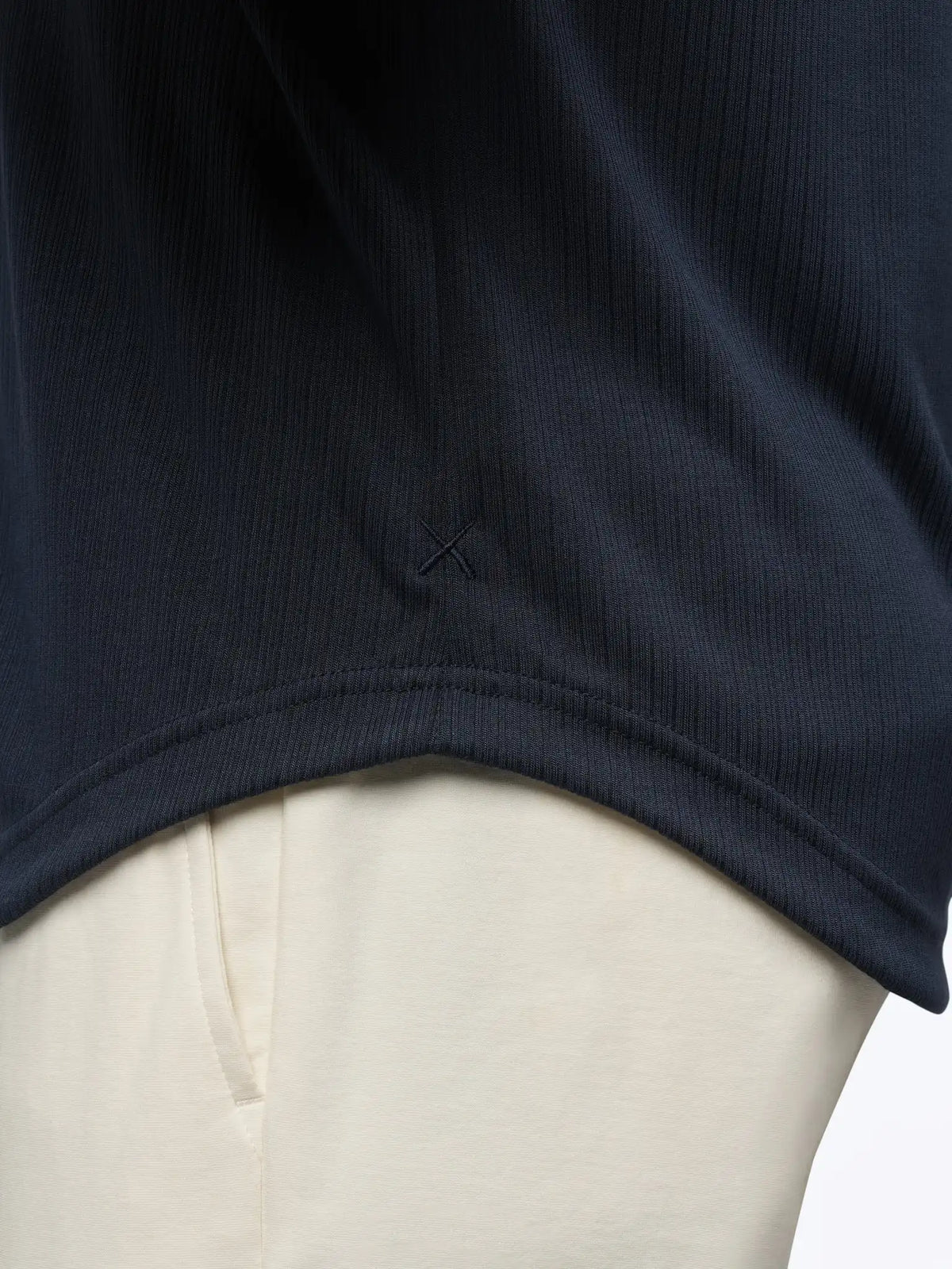 SoHo Ribbed Polo | Pacific Blue Signature-Fit
