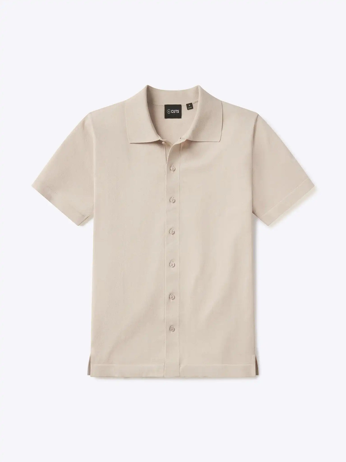 Riviera Knit Button Up | Burnt Oak Signature-Fit