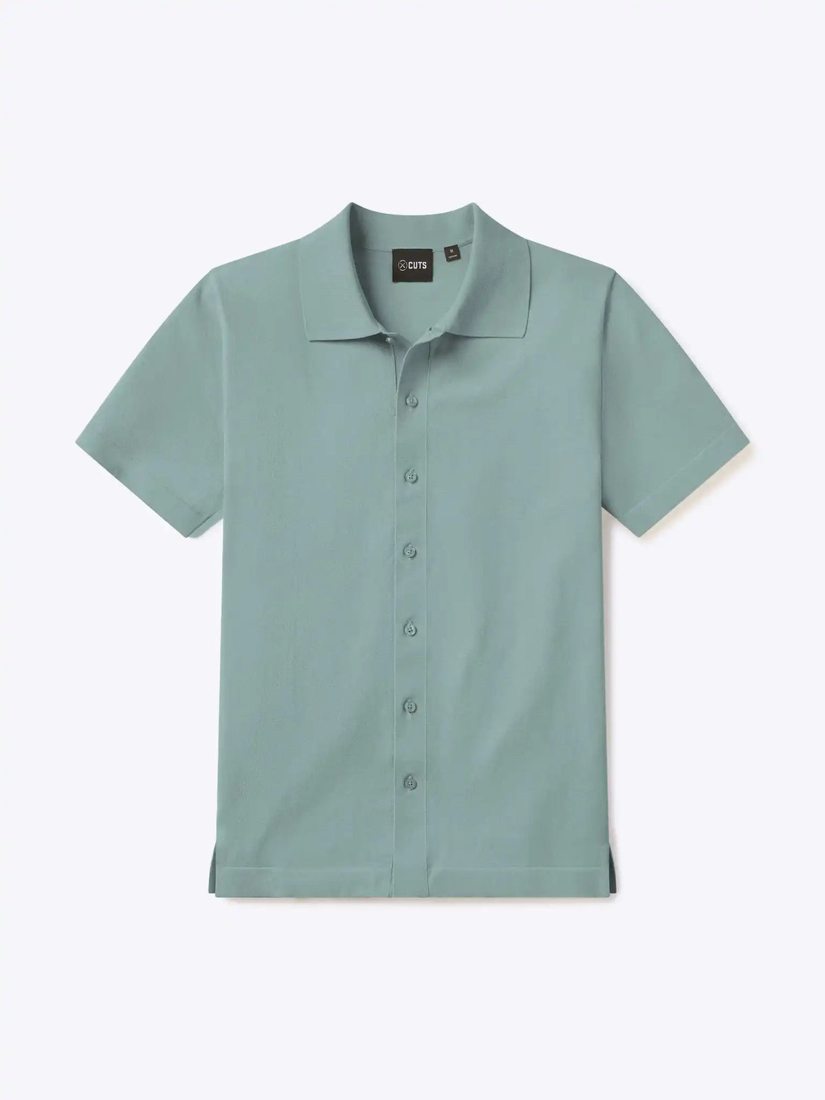 Riviera Knit Button Up | Burnt Oak Signature-Fit