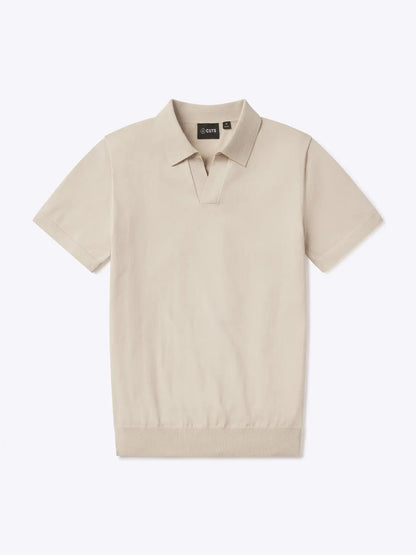 Riviera Knit Polo | Black Signature-Fit