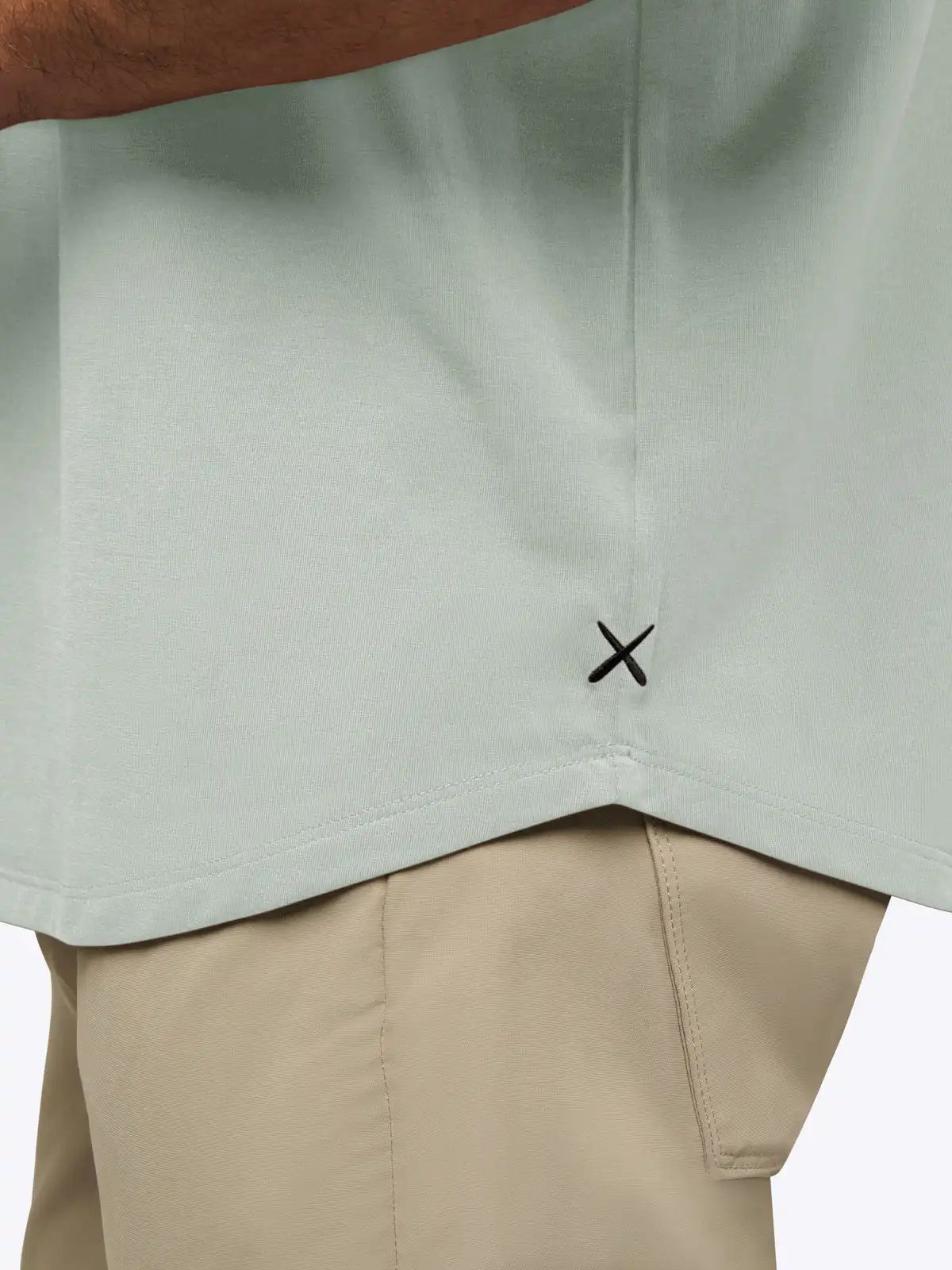 AO Curve-Hem Tee | White Signature-fit PYCA Pro®